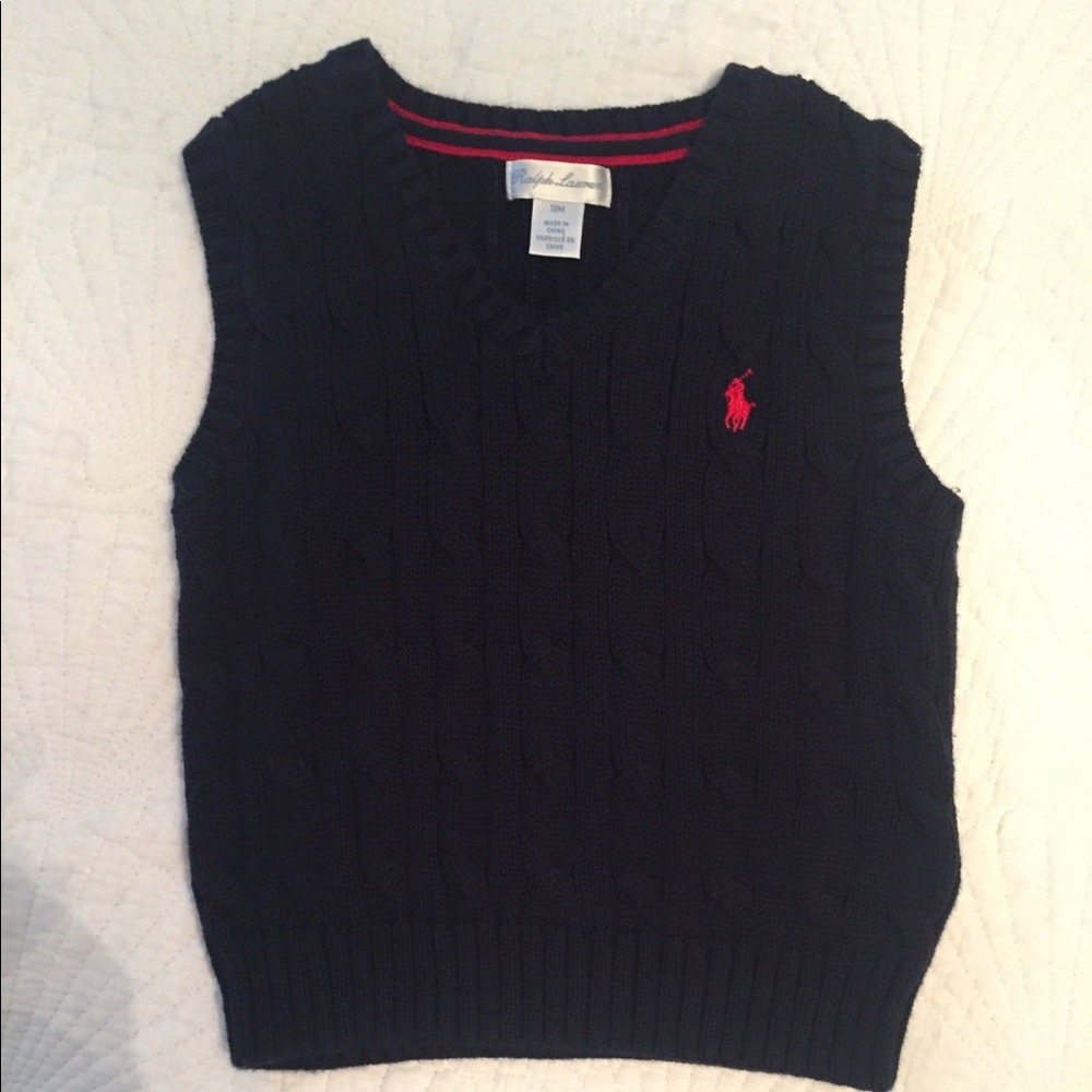 Baby boy 18 month sweater vest